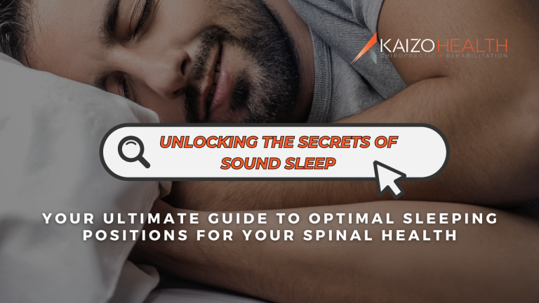 Sleeping Positions for Spinal Health