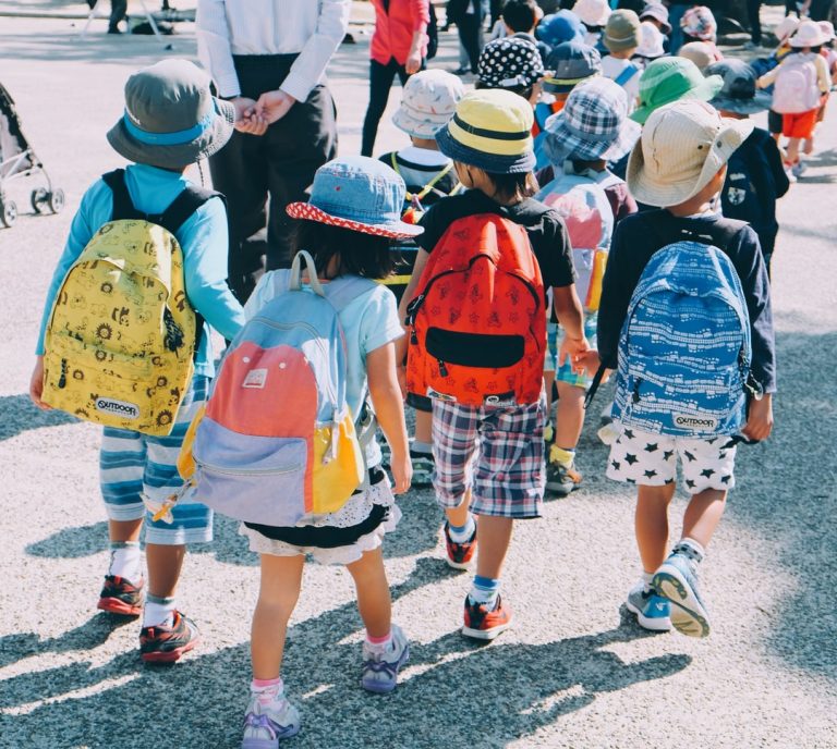 children walking at school chiropractic care for kids